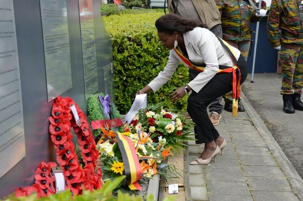 Cérémonie d'hommage solennel au Mémorial de Rebecq-2013